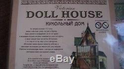 NEWFACTORY SEALED Russian Victorian Doll House Kit No. 283 Made in Russia 112