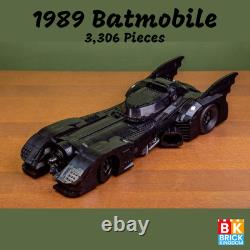 NEW 1989 Batmobile 3,306 Pieces Building Block Toy Set