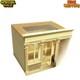 NEW 1/12 Scale Wooden Dollhouse Room Box Miniature Coffee Shop DIY House Kit