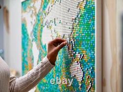 NEW Brand World Map Art 31203 Bricks Building Set READ DISCRIPTION