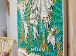 NEW Brand World Map Art 31203 Bricks Building Set READ DISCRIPTION