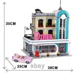 NEW DIY Downtown Dinner 10260 PCS 2480 Complete Building Bricks Toy Set-Gift