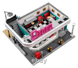 NEW DIY Downtown Dinner 10260 PCS 2480 Complete Building Bricks Toy Set-Gift