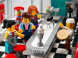 NEW DIY Downtown Dinner 10260 PCS 2480 Complete Building Bricks Toy Set-Gift