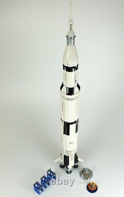 NEW DIY NASA Apollo Saturn V 21309 pcs 4784 Building Blocks Space Ship Build