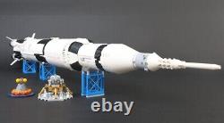 NEW DIY NASA Apollo Saturn V 21309 pcs 4784 Building Blocks Space Ship Build