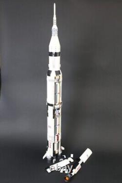 NEW DIY NASA Apollo Saturn V 21309 pcs 4784 Building Blocks Space Ship Build