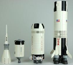 NEW DIY NASA Apollo Saturn V 21309 pcs 4784 Building Blocks Space Ship Build