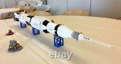 NEW DIY NASA Apollo Saturn V 21309 pcs 4784 Building Blocks Space Ship Build