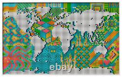 NEW DIY World Map Art Building Bricks Set 31203 Art World Map Set Wall Art
