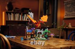 NEW Dungeons & Dragons Red Dragon's Tale 21348 PCS 3745 Building Blocks Set Gift