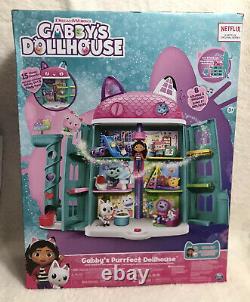 NEW Gabby's Purrfect Dollhouse with 15 Pieces Including Figures Ships free