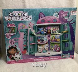 NEW Gabby's Purrfect Dollhouse with 15 Pieces Including Figures Ships free