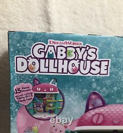 NEW Gabby's Purrfect Dollhouse with 15 Pieces Including Figures Ships free