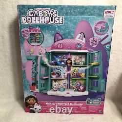 NEW Gabby's Purrfect Dollhouse with 15 Pieces Including Figures Ships free