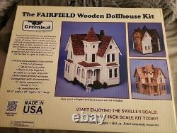 NEW Greenleaf The Fairfield Wooden Dollhouse Kit COMPLETE