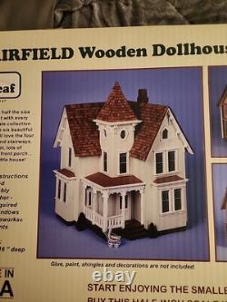 NEW Greenleaf The Fairfield Wooden Dollhouse Kit COMPLETE
