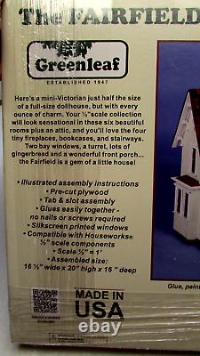 NEW Greenleaf The Fairfield Wooden Dollhouse Kit COMPLETE