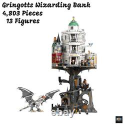 NEW Gringotts Wizarding Bank 4,803 Pieces Magical Fantasy Building Toy