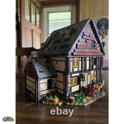 NEW Hocus Pocus +2315PCS Disney Cottage Model Building Kit for Fans