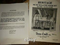 NEW IN BOX! Dura Craft Heritage Doll House Mansion HR 560 Vintage Wooden