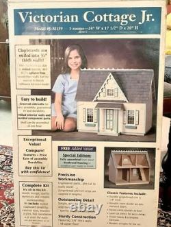 NEW IN BOX Real Good Toys Victorian Cottage Jr. MODEL J-M159 Dollhouse 5 ROOMS