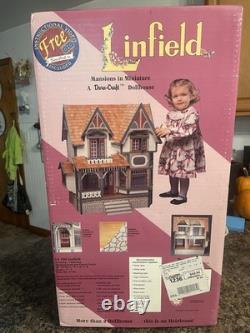 NEW- Linfield Mansions In Miniature LN 190 Duracraft Wooden Doll House DIY