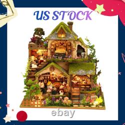 NEW Miniature House Building Kit for Adults Forest Adventure DIY Dollhouse