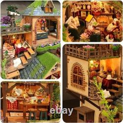 NEW Miniature House Building Kit for Adults Forest Adventure DIY Dollhouse