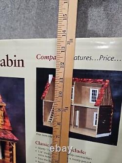 NEW Moss Creek Log Cabin Doll House Kit 24 x 17 x 21 J535 Real Good Toys