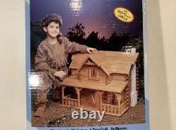 NEW, OPEN BOX, 1996, Vintage Dura-Craft Shenandoah Real Wood Log Cabin SD 185