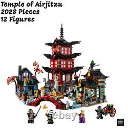 NEW Temple of Airjitzu 2028 Pieces Building Set for Kids and Collectors