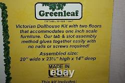 NEW The Arthur Wooden Dollhouse Kit greenleaf Victorian House 1 Scale