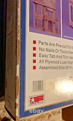 NEW The Tennyson Wood Dollhouse Kit 19th Century Gothic Doll House Vintage