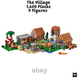 NEW The Village 1,600 Pieces Building Set for Creative Construction and Kids
