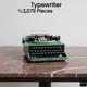 NEW Typewriter 2,079 Pieces Classic Vintage Office Decor Model Kit