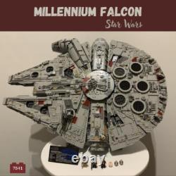 NEW UCS Millennium Falcon 75192 pcs 7541 Building Blocks Toy Gift Set