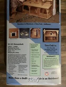 NEW, UNOPENED, 1996, Vintage Dura-Craft Shenandoah Real Wood Log Cabin SD 185