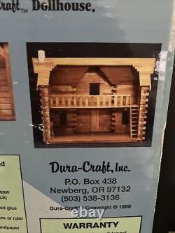 NEW, UNOPENED, 1996, Vintage Dura-Craft Shenandoah Real Wood Log Cabin SD 185