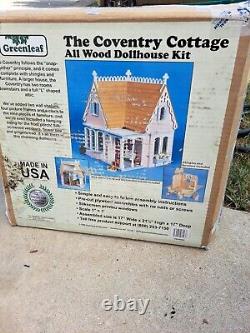 NEW VINTAGE 1980 Greenleaf The Coventry Cottage Dollhouse Kit Pre-Cut USA