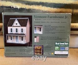 NEW Vermont Farmhouse Jr Wooden Dollhouse Kit by Real Good Toys