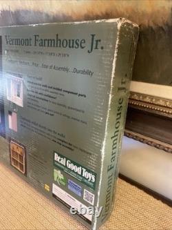 NEW Vermont Farmhouse Jr Wooden Dollhouse Kit by Real Good Toys