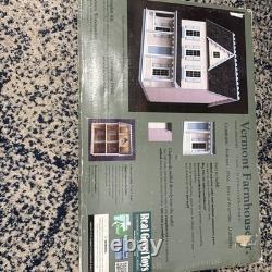 NEW Vermont Farmhouse Jr Wooden Dollhouse Kit by Real Good Toys #MM-JM401 SEALED