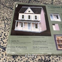 NEW Vermont Farmhouse Jr Wooden Dollhouse Kit by Real Good Toys #MM-JM401 SEALED