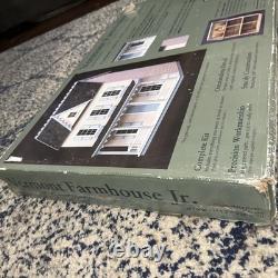 NEW Vermont Farmhouse Jr Wooden Dollhouse Kit by Real Good Toys #MM-JM401 SEALED