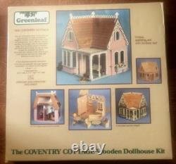 NEW Vintage 1980 GREENLEAF The COVENTRY COTTAGE DOLLHOUSE KIT & FURNITURE + Plus