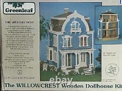 NEW Vintage Greenleaf The WILLOWCREST Wooden Dollhouse Kit Victorian Rare HTF