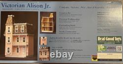 NEWithUNOPENED Victorian Alison Jr. Model #MM-JM907 Doll House Kit Real Good Toys