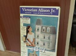 NIB Victorian Alison Jr. Model #J-M907 Doll House Kit 38.5 x 24 x 16.5