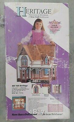 NIB Vintage Dura-Craft Mansion Dollhouse Kit Heritage HR 560